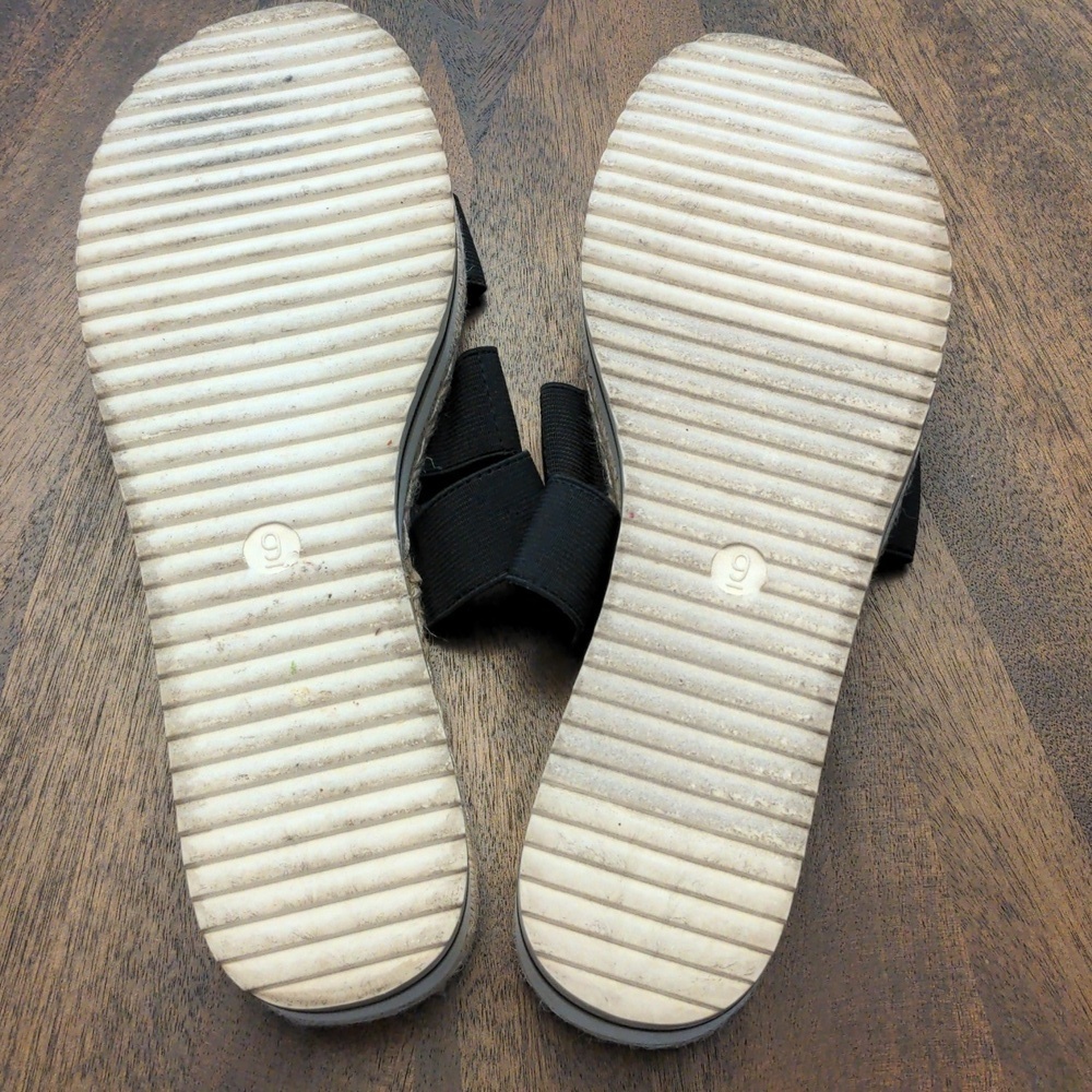 Target Universal Thread Florence Heels Black Triple Strap Sandals Size 9 - Picture 7 of 9